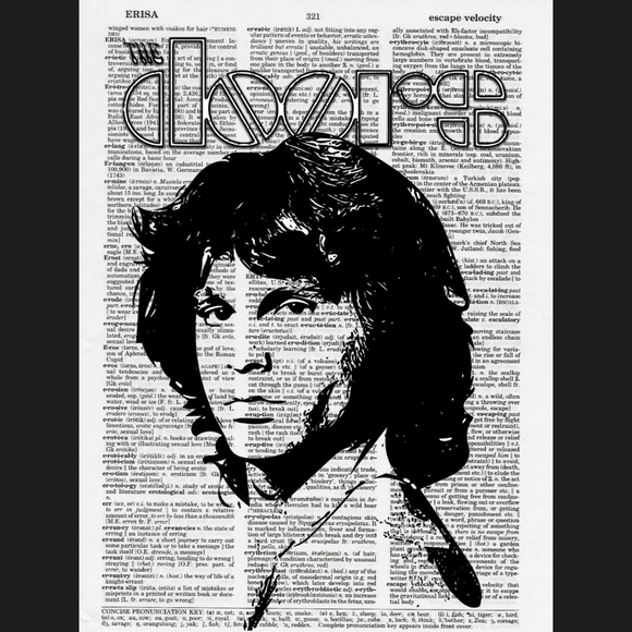 Handmade Other - The Doors Music Vintage Dictionary Art Print